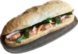 Bánh Mì Grilled Prawns