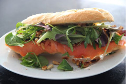 Stokbroodje zalm roomkaas
