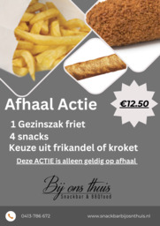 actie met frikandel