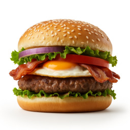 Bacon-ei burger